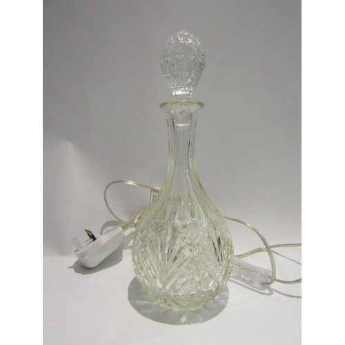 4498 - A table lamp in the form of a decanter