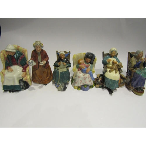 4493 - Six Royal Doulton figures: 