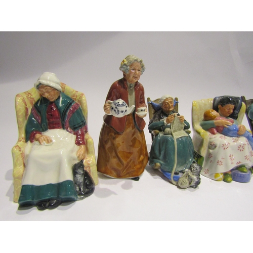 4493 - Six Royal Doulton figures: 