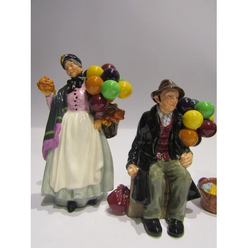 4499 - Four Royal Doulton figures, Balloon Sellers including two 