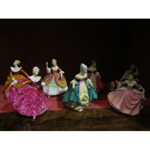 4080 - Twelve small Royal Doulton ladies including 