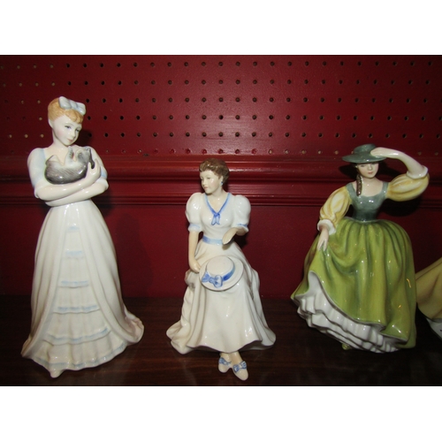 4117 - Five Royal Doulton ladies: 