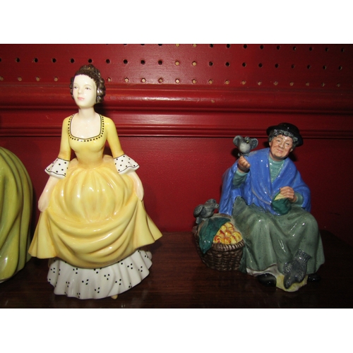 4117 - Five Royal Doulton ladies: 