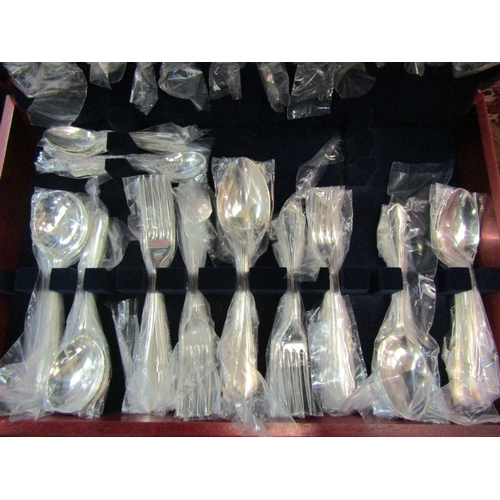 4148 - A complete Arthur Price of England plated canteen of cutlery purchased at Jarrolds Department Store,... 