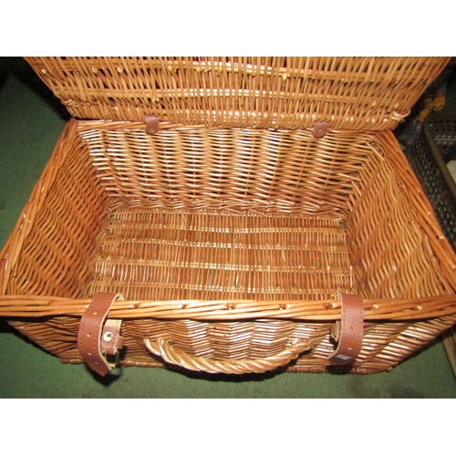 4234 - A Fortnum & Mason wicker hamper - no contents