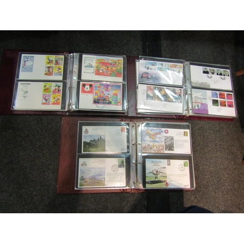 1650 - A box containing seven albums of first day covers including railway and sporting examples