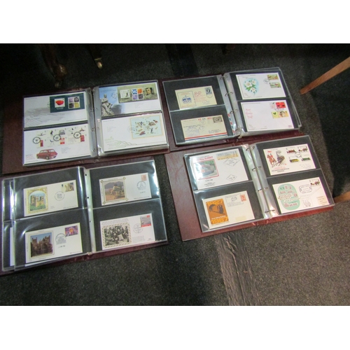 1650 - A box containing seven albums of first day covers including railway and sporting examples