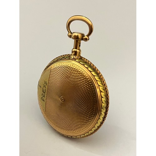 5061 - FERDINAND BERTHOUD OF PARIS: A late 19th Century French gold cased Ferdinand Berthoud of Paris quart... 