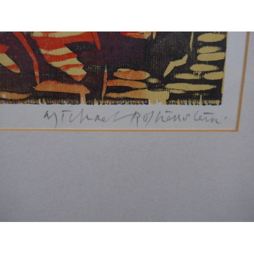 6087 - MICHAEL ROTHENSTEIN RA (1903-1993) A framed and glazed limited edition print - 'Scarlet Berries'. Pe... 