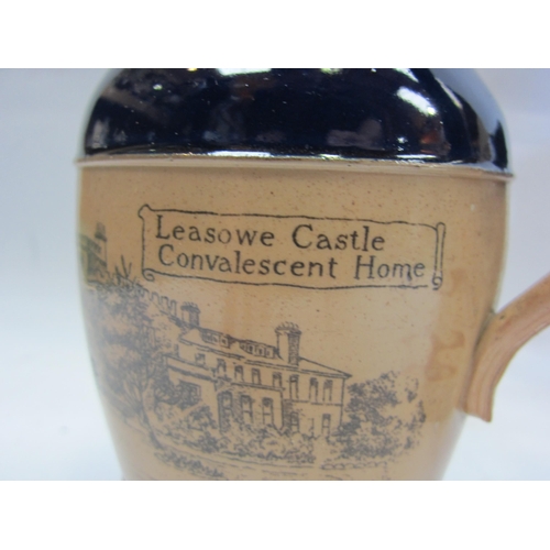 1463 - Three Royal Doulton 'The Railwayman's Convalescent Home' Herne Bay pottery items including storage j... 