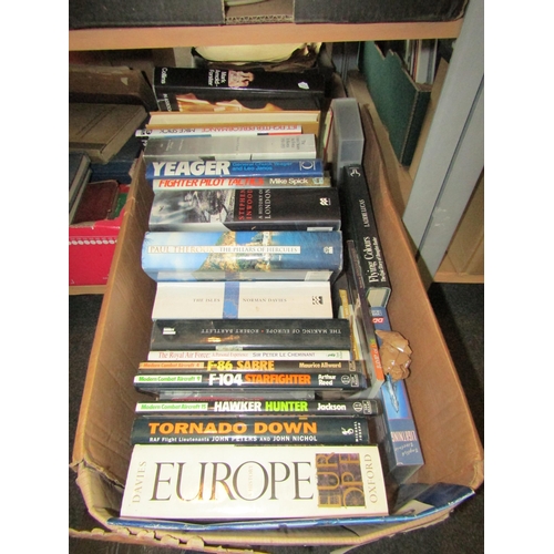 1189 - Two boxes of military books and ephemera