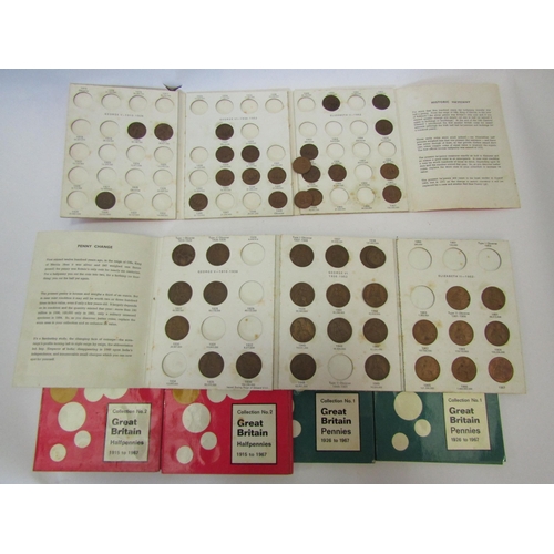 1393 - A coin collection including pre-decimal and Continental banknotes, etc.