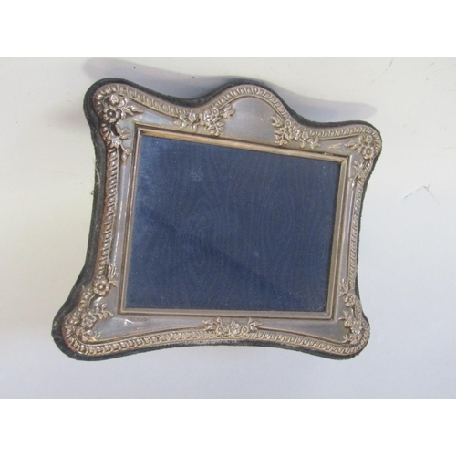 1381 - A silver photograph frame, Victorian style