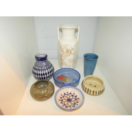 1458 - A box of miscellaneous ceramics to include 