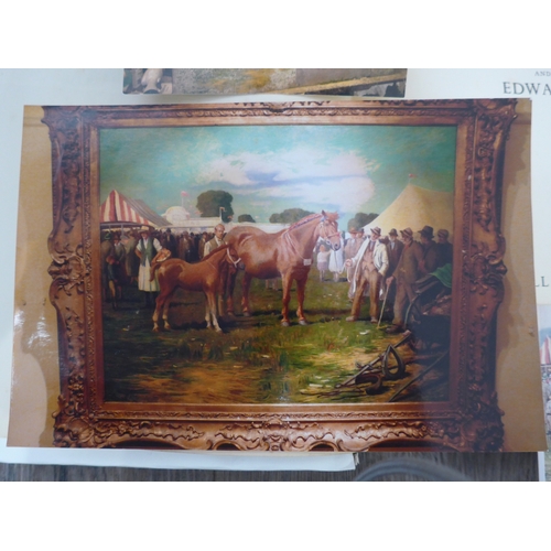 6050 - EDWARD BRIAN SEAGO RBA ARWS RWS (1910-1974) (ARR) An oil on canvas titled 'The County Show', depicti... 