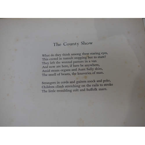 6050 - EDWARD BRIAN SEAGO RBA ARWS RWS (1910-1974) (ARR) An oil on canvas titled 'The County Show', depicti... 