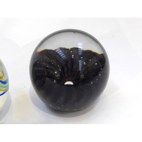 4034 - Two Caithness paperweights and another (3)