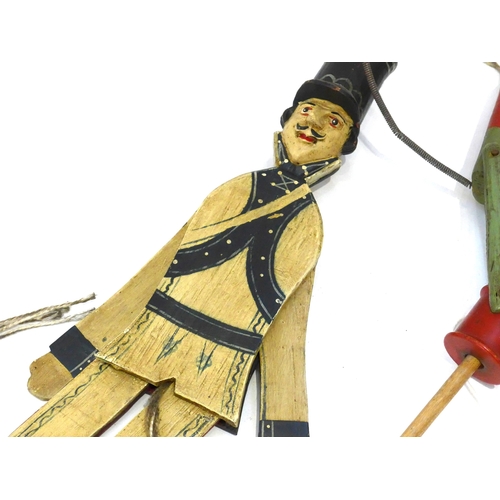 4059 - A double fronted French soldier toy and a monkey toy (2)