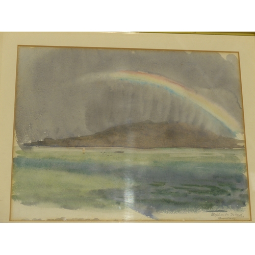 6061 - HENRY HOLZER (1907-2007) A collection of printed, pencil drawn and watercolour landscape works inclu... 