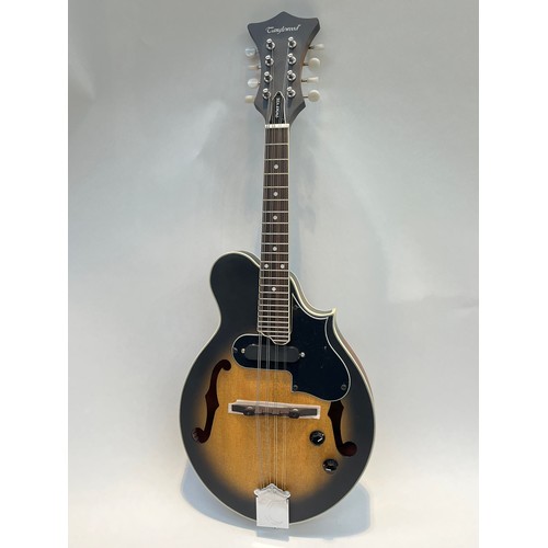 5092 - A Tanglewood TWMF VSE electric mandolin, sunburst body, soft case