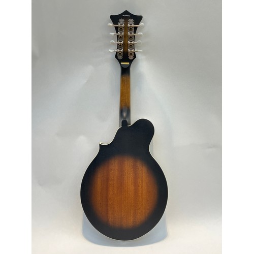 5092 - A Tanglewood TWMF VSE electric mandolin, sunburst body, soft case