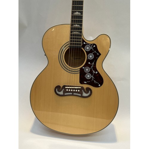 5093 - An Epiphone EJ200CE jumbo electro acoustic guitar, Sitka spruce top, maple back and sides, serial nu... 