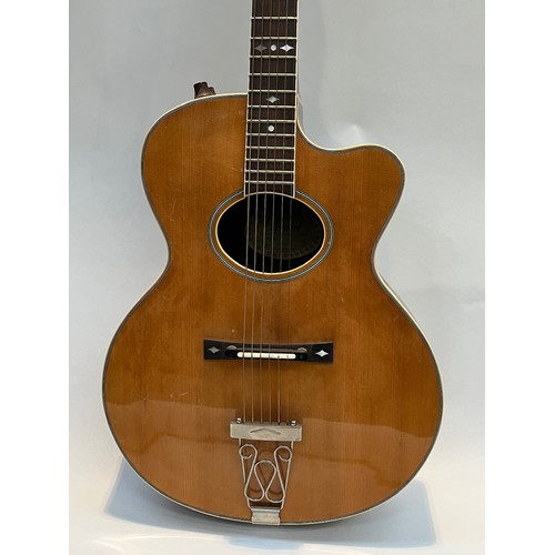 5094 - An Aria Elecord AE-90 serial no. 810466 electric acoustic guitar, single cutaway