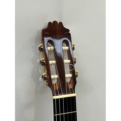 5095 - A Vicente Camacho Amparo-3 classical acoustic guitar with Brazilian Rosewood sides, back and bridge,... 