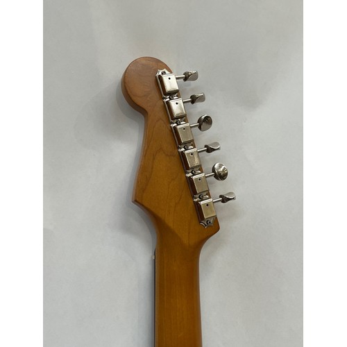 5107 - A Fender Stratocaster made in Japan (MIJ) circa  1993-94, Foto-Flame Crimson body, made in the Fuji-... 