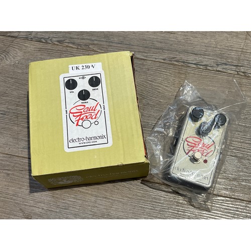 5100 - An Electro Harmonix Soul Food electric guitar distortion pedal, boxed     COLLECTORS ELECTRICAL ITEM... 