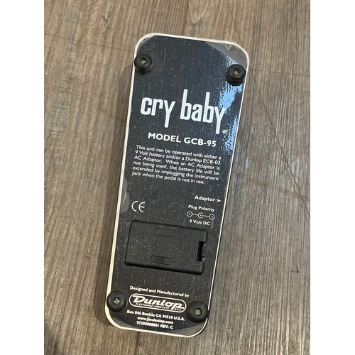 5038 - A Dunlop Cry Baby wah pedal     COLLECTORS ELECTRICAL ITEM: See section 24 of our terms for further ... 