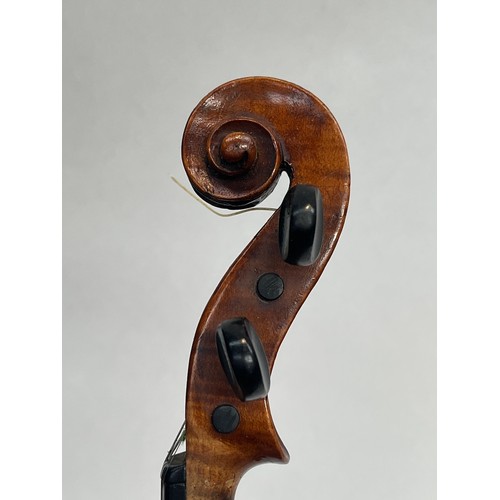 5053 - A late 19th / early 20th Century Stradivarius style violin, full size (4/4), made by E. Schmidt & Co... 