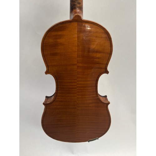 5053 - A late 19th / early 20th Century Stradivarius style violin, full size (4/4), made by E. Schmidt & Co... 