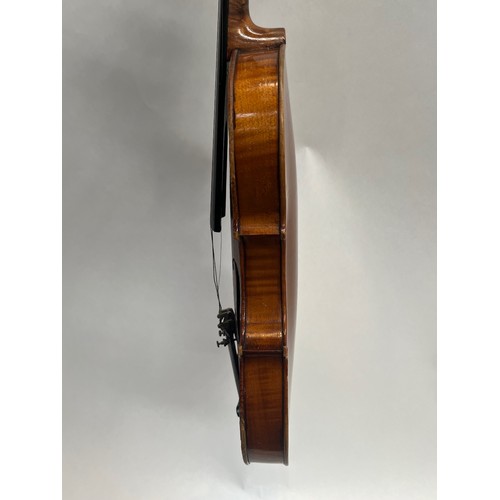 5053 - A late 19th / early 20th Century Stradivarius style violin, full size (4/4), made by E. Schmidt & Co... 