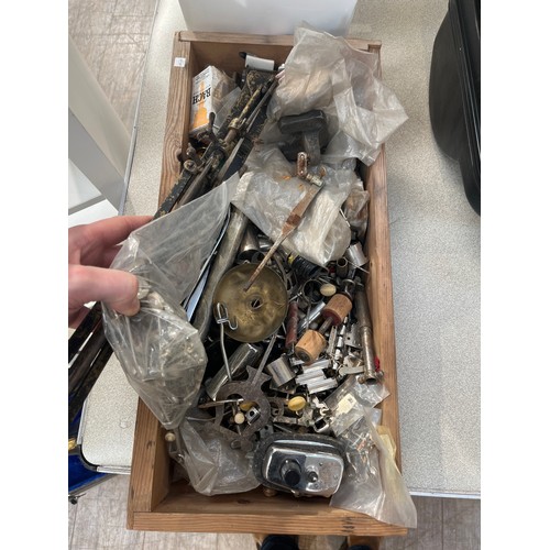 5062 - Two boxes of various musical instrument spares