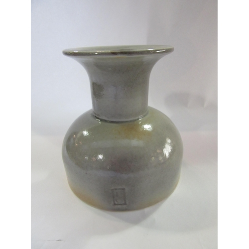 1409 - Various Studio pottery to include a baluster form example, drip glazed design, signed to base, a con... 