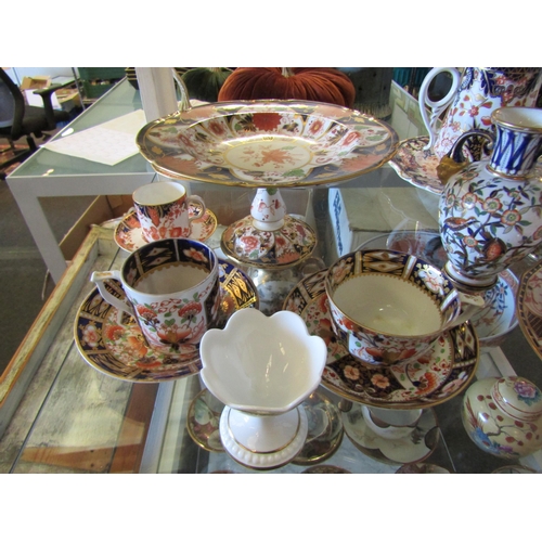 1562 - A collection of Royal Crown derby Imari palette wares