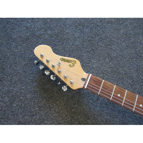 1093 - An Encore Junior electric guitar, in soft case