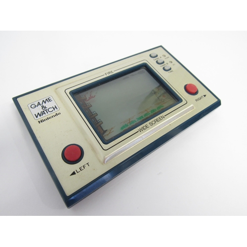 5002 - Retro Gaming - Three 1981 Nintendo Game & Watch handheld electronic computer games to include OC-22 ... 