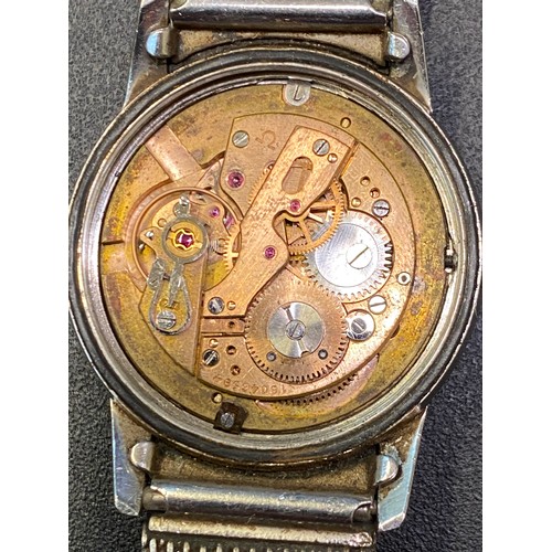 8175 - OMEGA: An Omega Seamaster automatic wristwatch circa 1961 with black dial, gold baton markers and ca... 