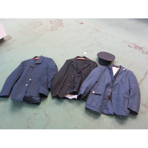 7049 - Various railwaymans jackets and flat cap