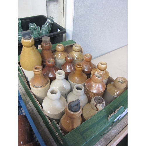 7056 - A box of mixed ginger beer bottles including MacPhersons