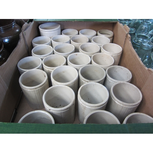 7060 - A box of 1/2 pint jam pots