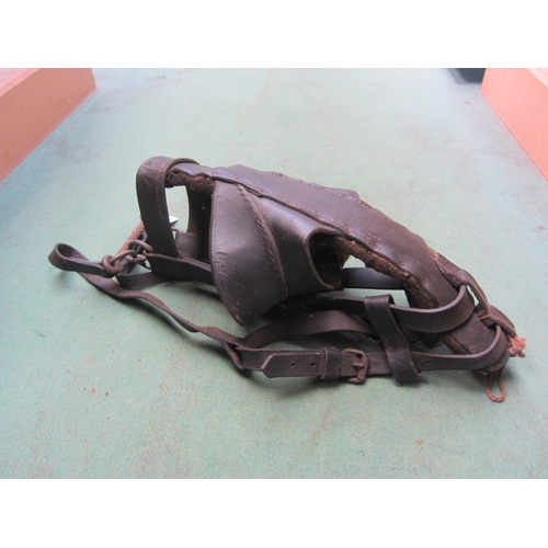 7097 - A pit pony bridle harness