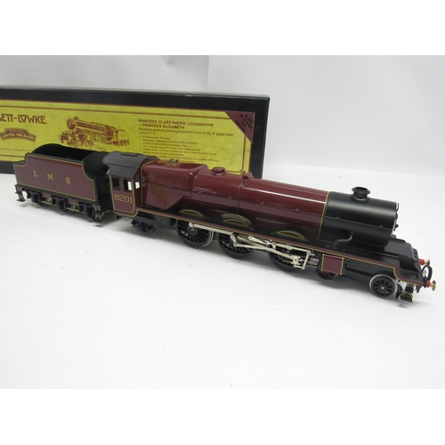 5156 - A Bassett-Lowke 0 gauge BL99006 Special Limited Release Princess Class Pacific 4-6-2 locomotive and ... 