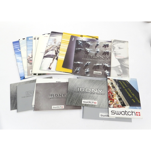 8193 - A quantity of Swatch related magazines/brochures (approx. 20)