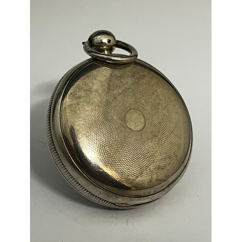 5159 - JAMES MCCABE OF ROYAL EXCHANGE, LONDON: A 19th Century fine quality silver cased pocket watch, the e... 