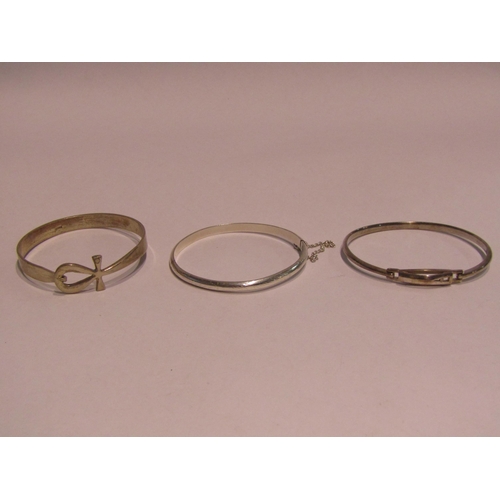 4340 - Three white metal bangles