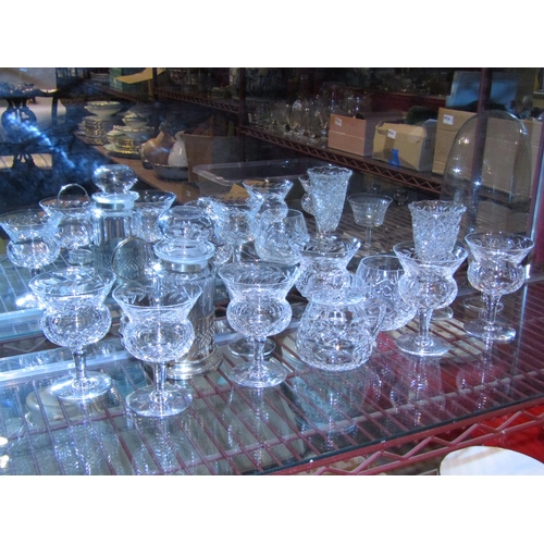 4363 - A quantity of mixed glassware and china including Maling ware 