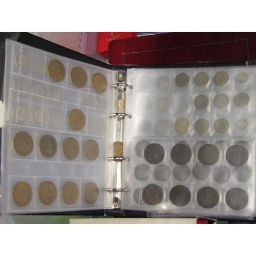 4382 - A collection of Victorian and later British coinage including cased examples